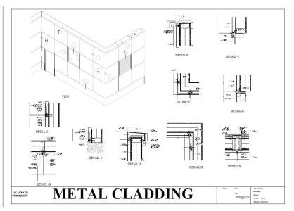 sheet metal cladding details|metal cladding details pdf.